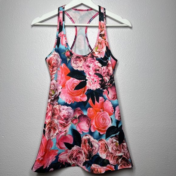 Lululemon Cool Racerback Tank Top Secret Garden Floral - Picture 1 of 3
